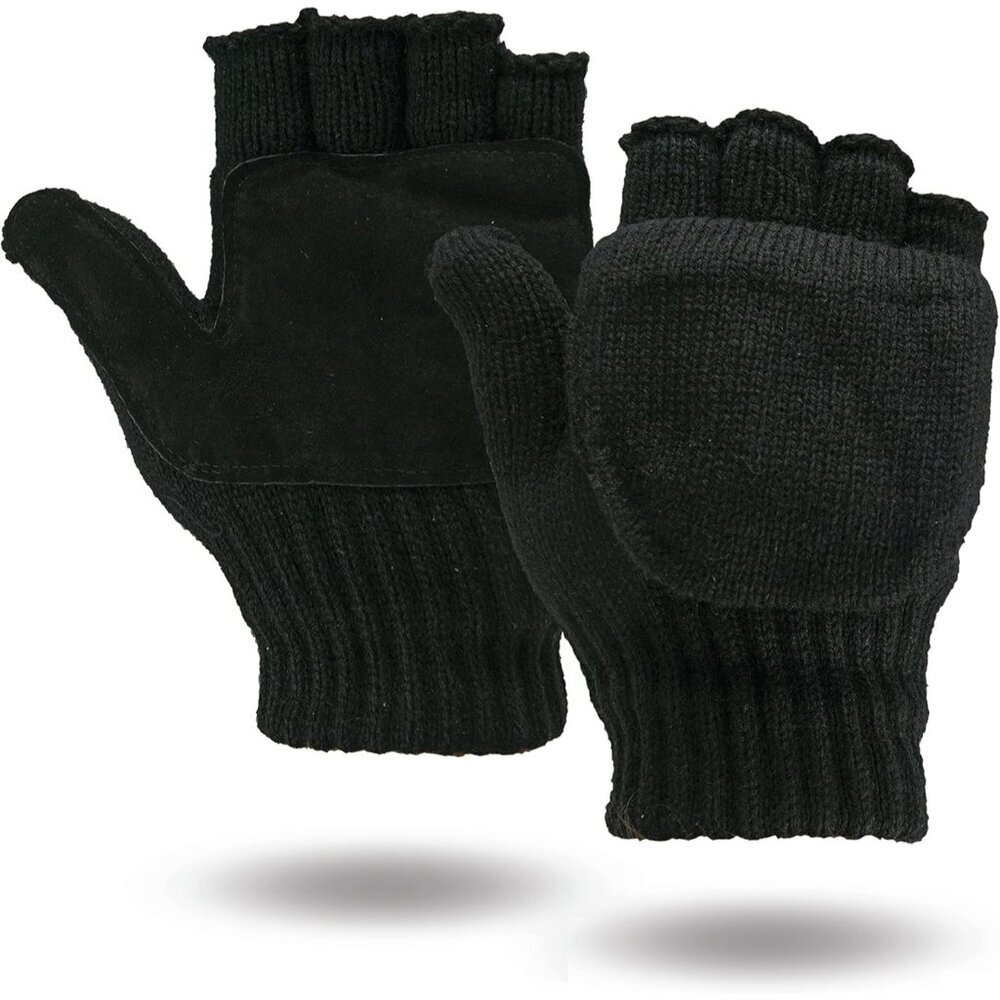 360 Rag Wool Glomitt Flip Mitten 3M Thinsulate Lined Tan